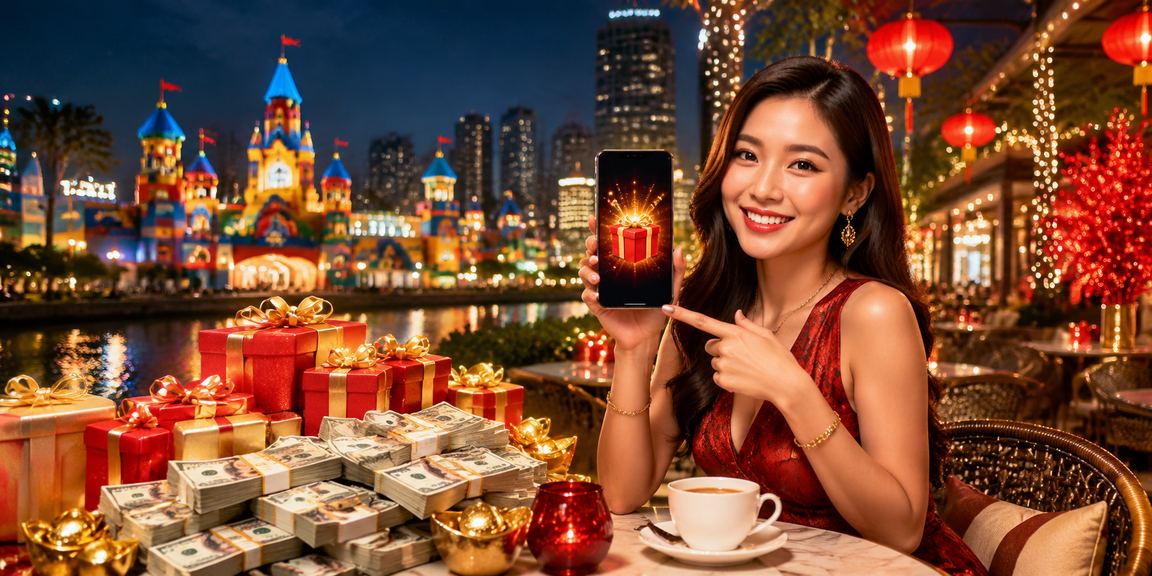 Pemain Malaysia menggunakan telefon bimbit untuk log masuk ke platform 44000